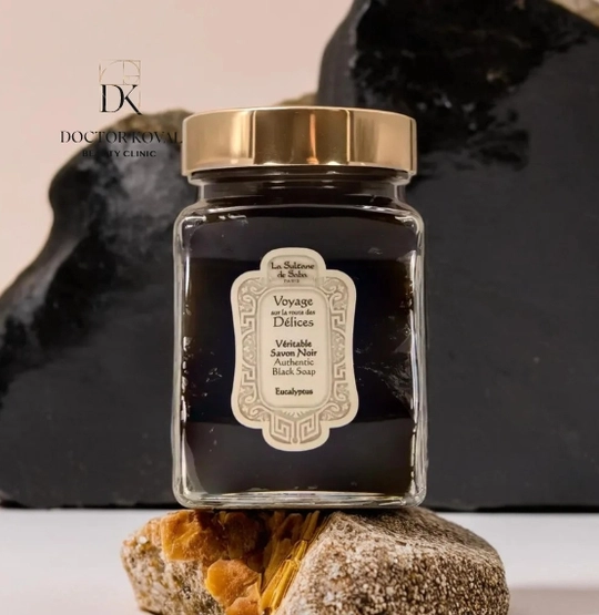 La Sultane De Saba Authentic Black Soap Eucalyptus - 157